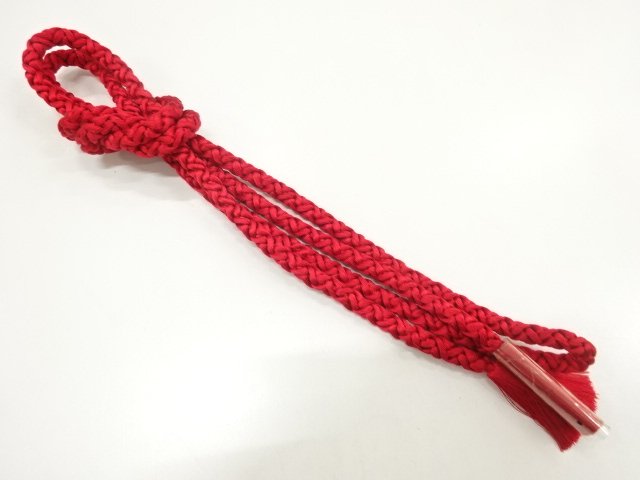 JAPANESE KIMONO / UNUSED HAND-TIED OBIJIME